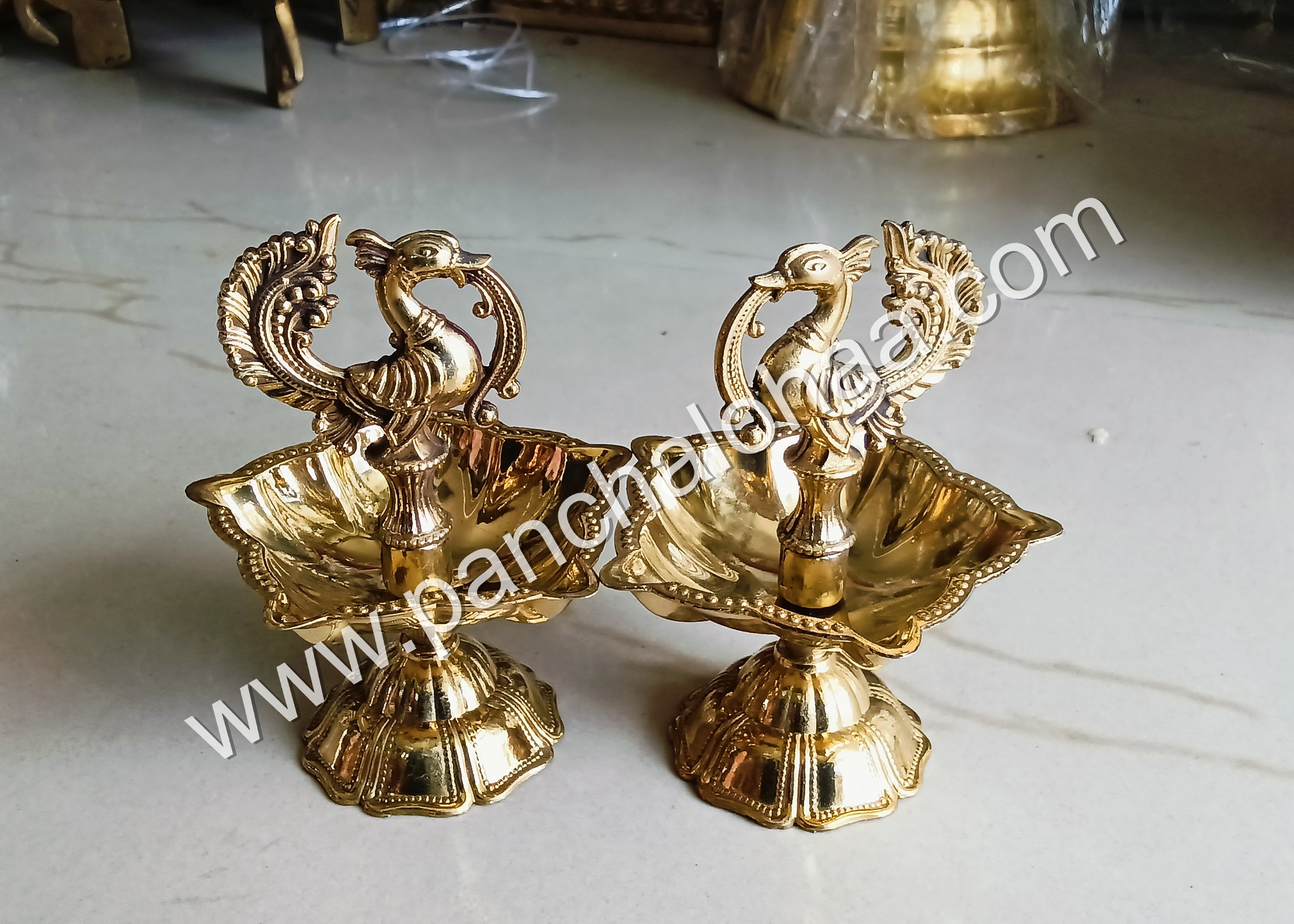 Peacock diyas