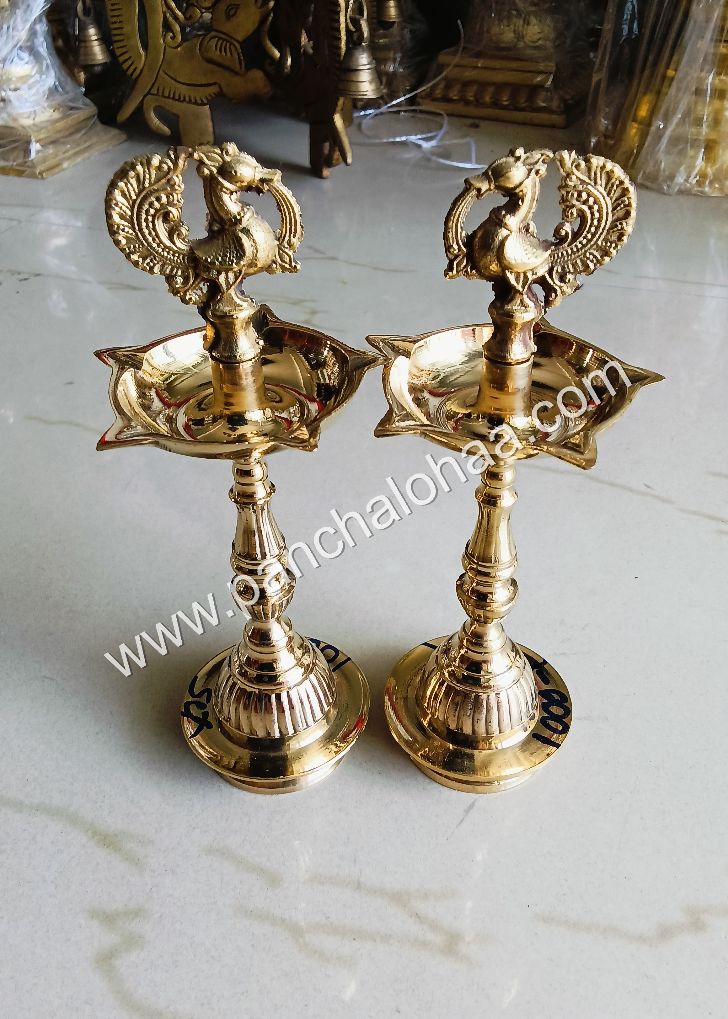 Peacock diyas 